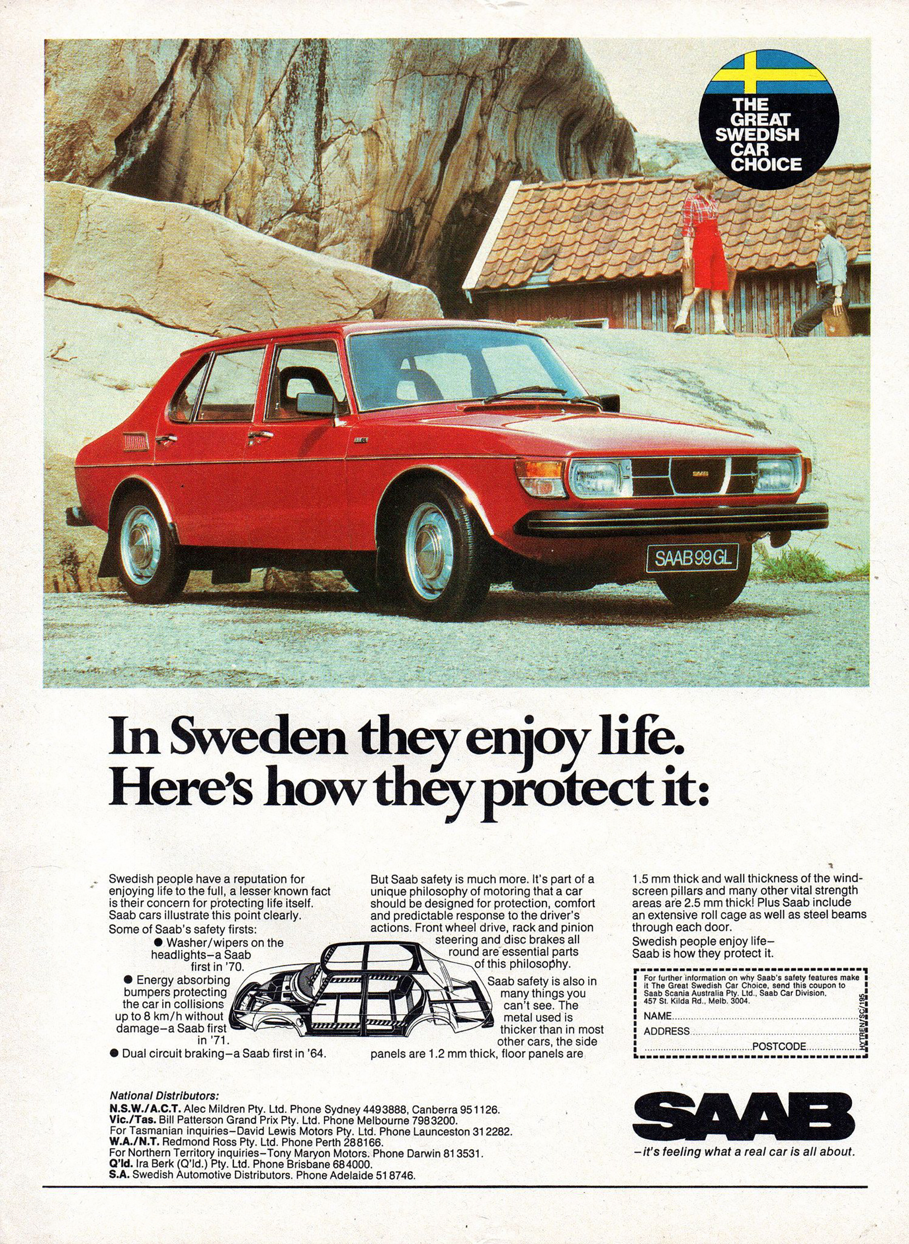 1977 Saab 99 Cutaway 