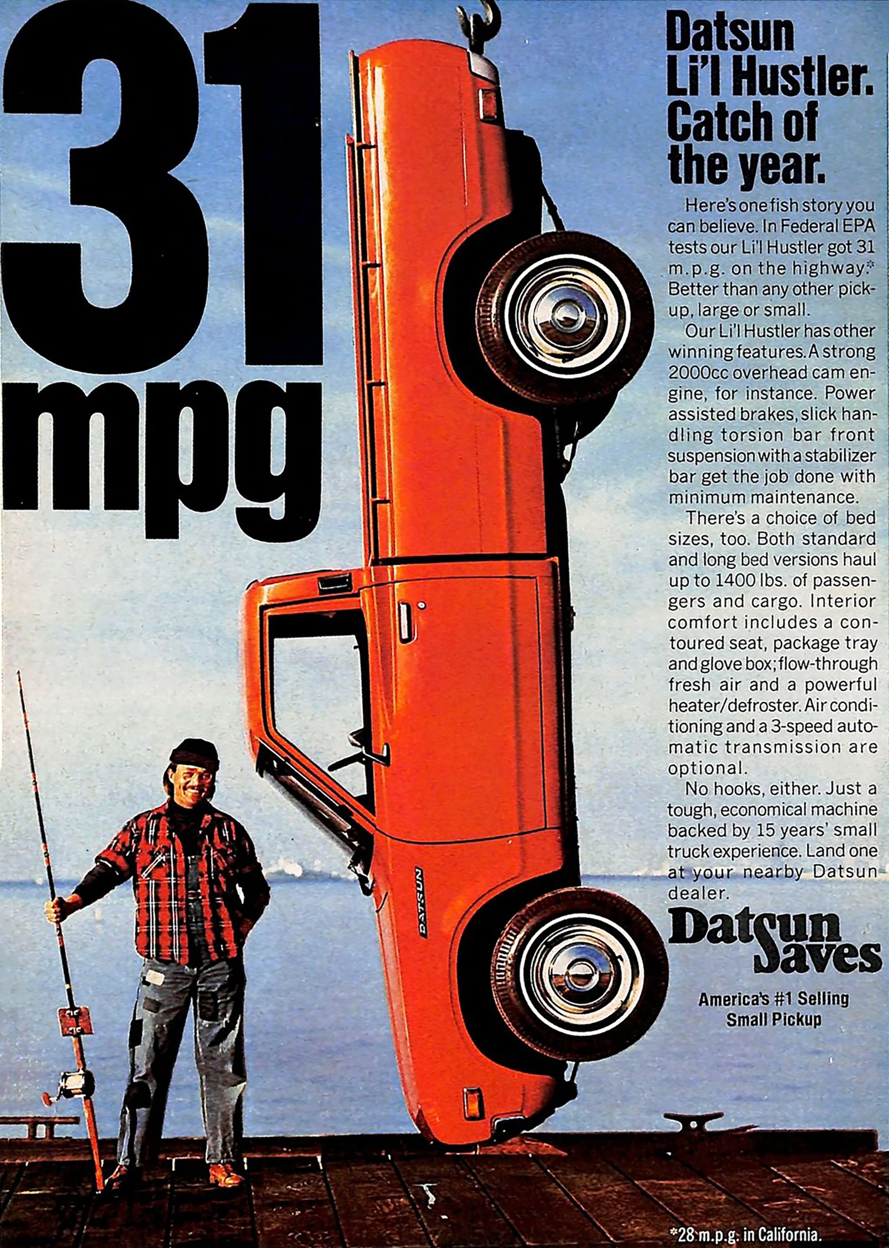 1975 Datsun Pickup ad 