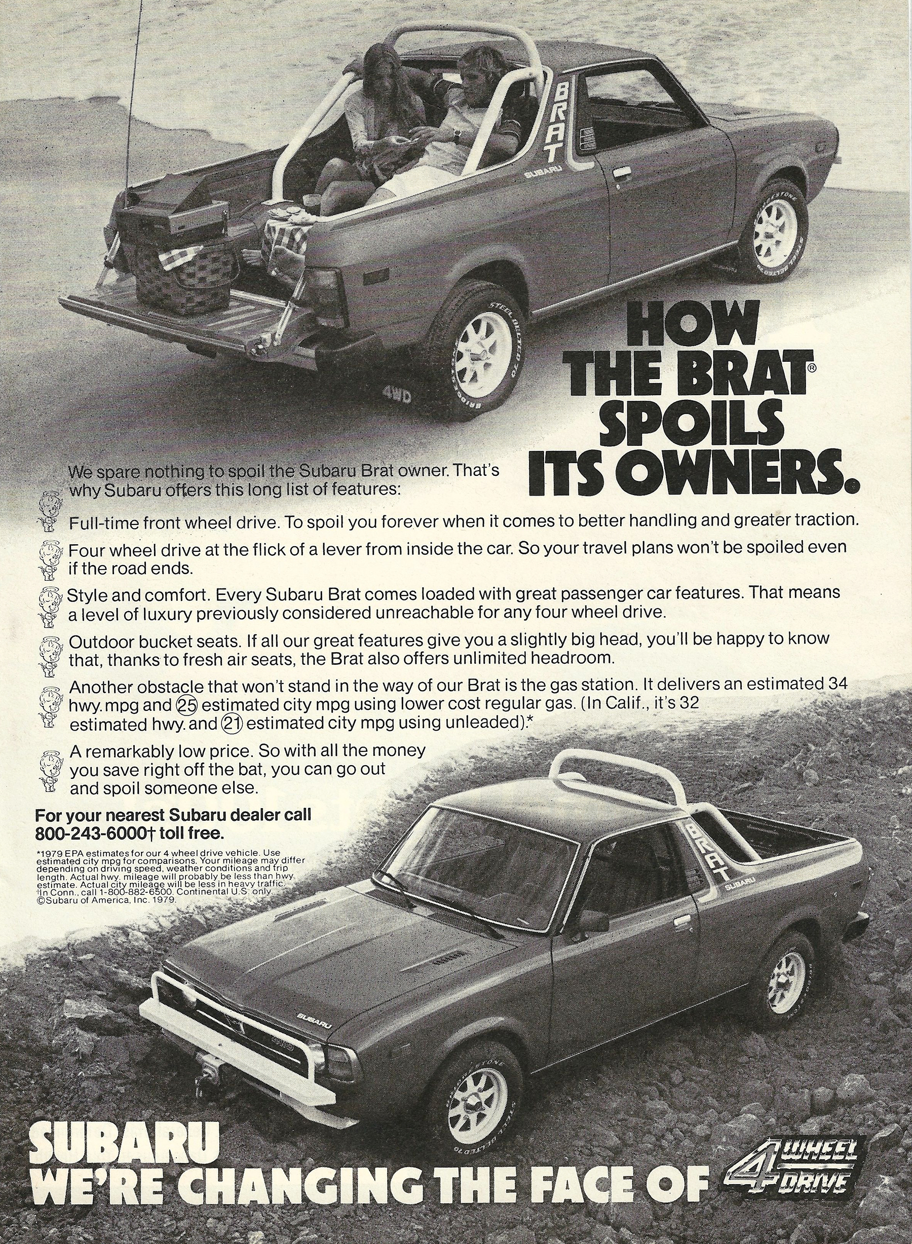 1979 Subaru Brat, Small-Truck Ads