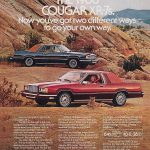 1980 Mercury Cougar Ad
