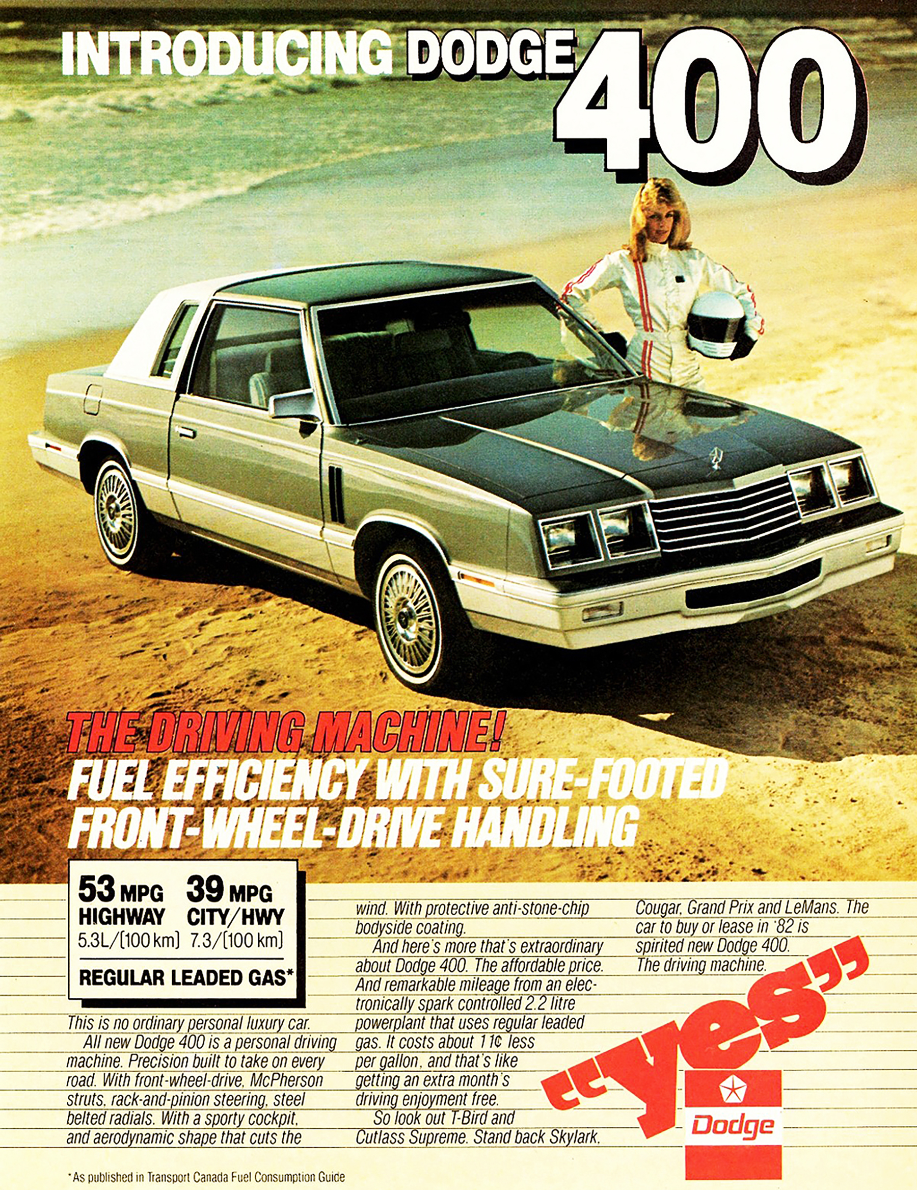 1982 Dodge 400 Ad