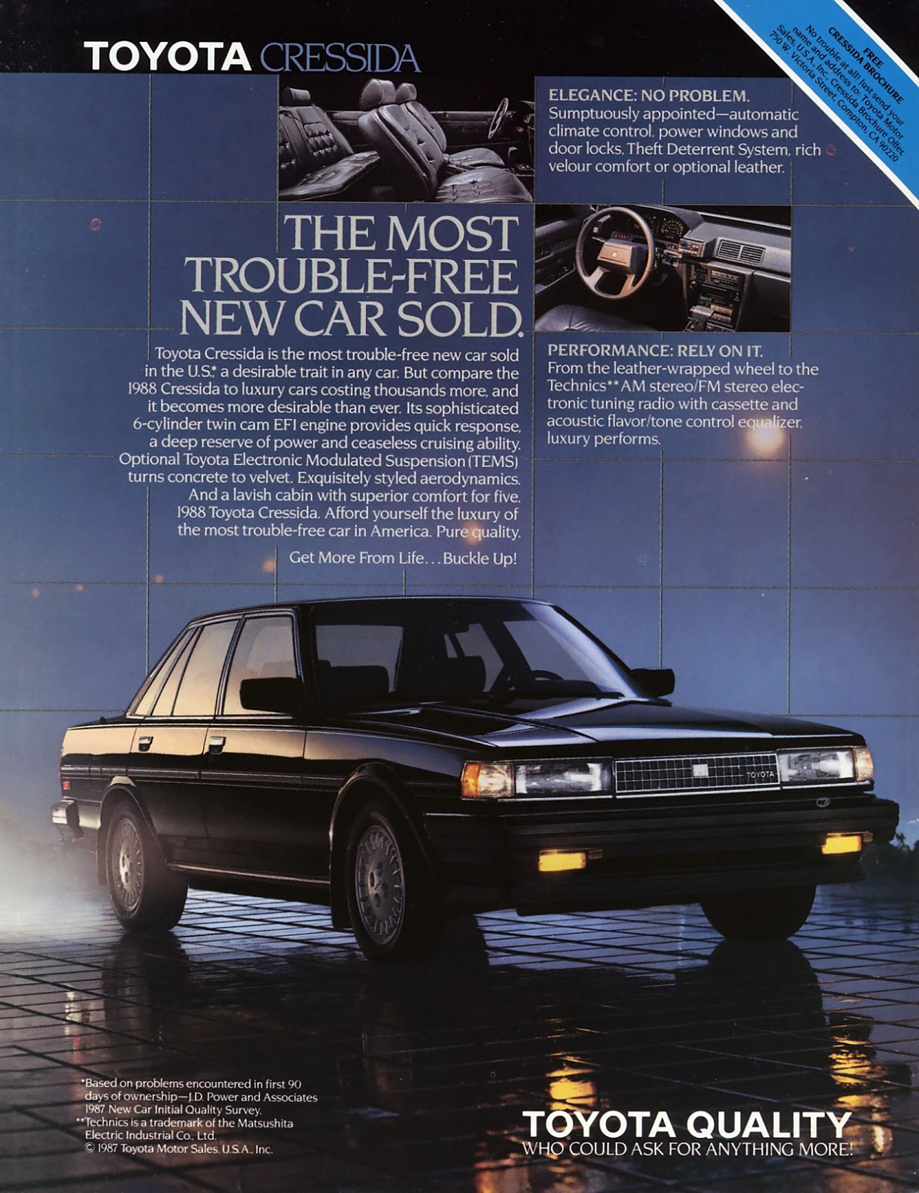 1988 Toyota Cressida Ad