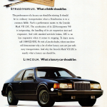 1989 Lincoln Mark VII Ad