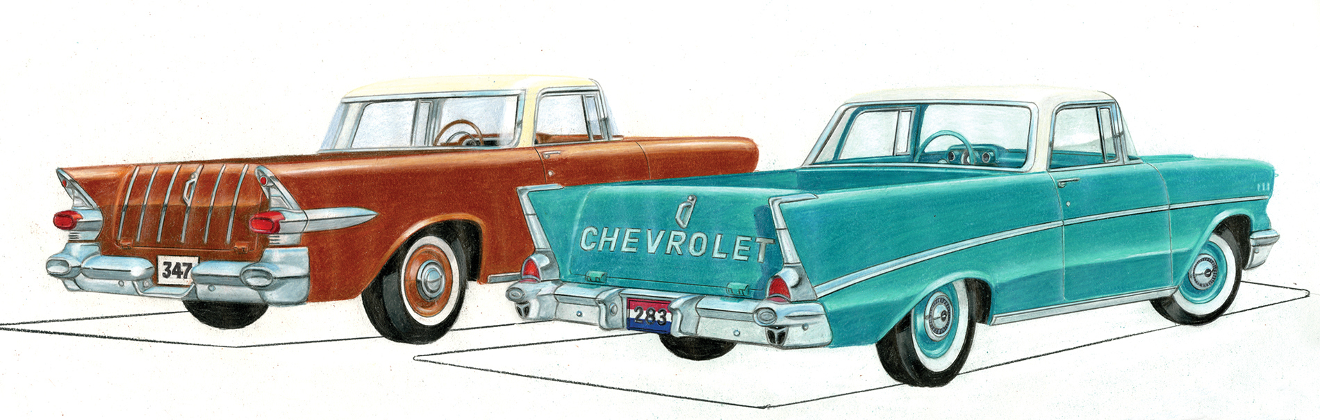 Chevrolet El Camino and Pontiac Muroc