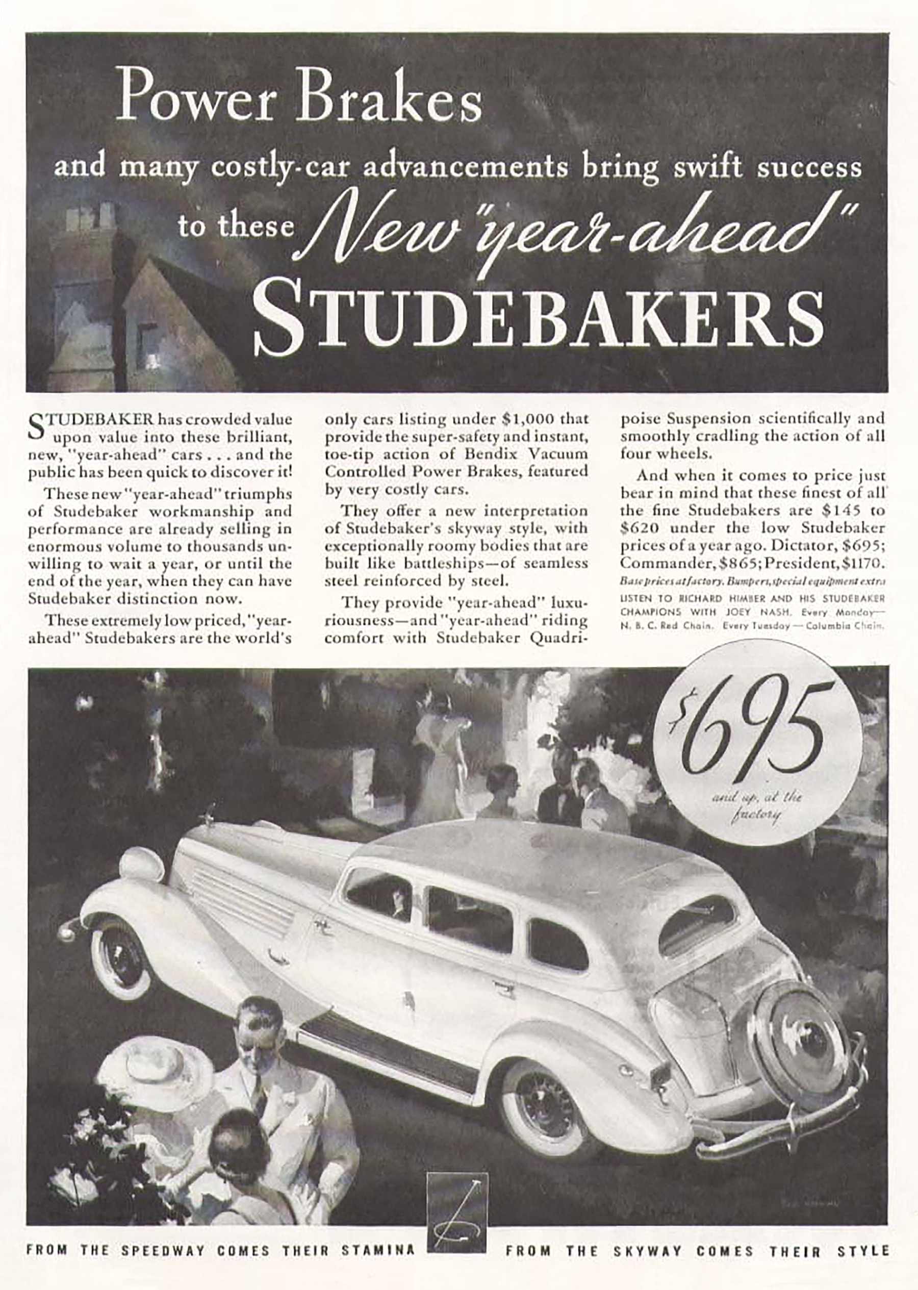 1934 Studebaker Ad