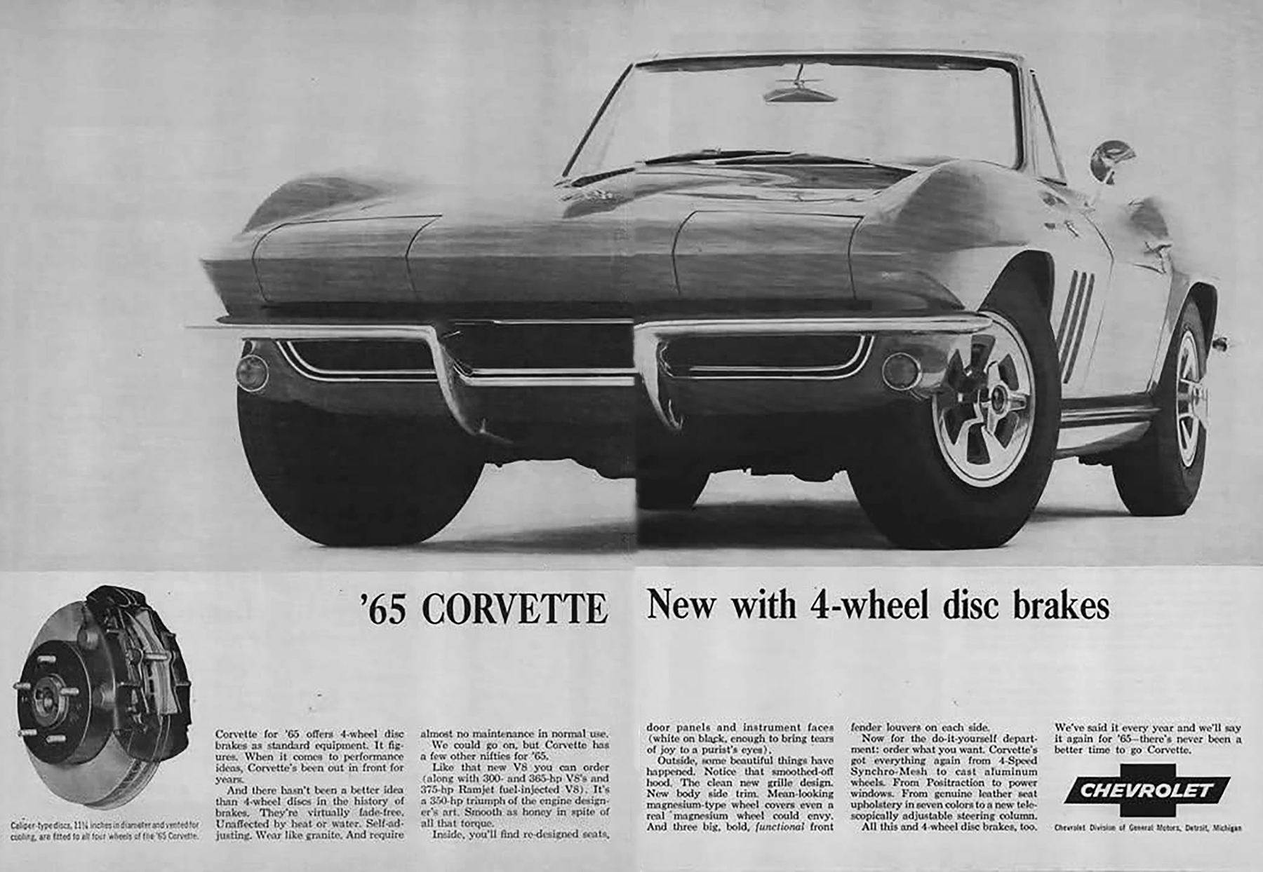 1965 Chevrolet Corvette Ad
