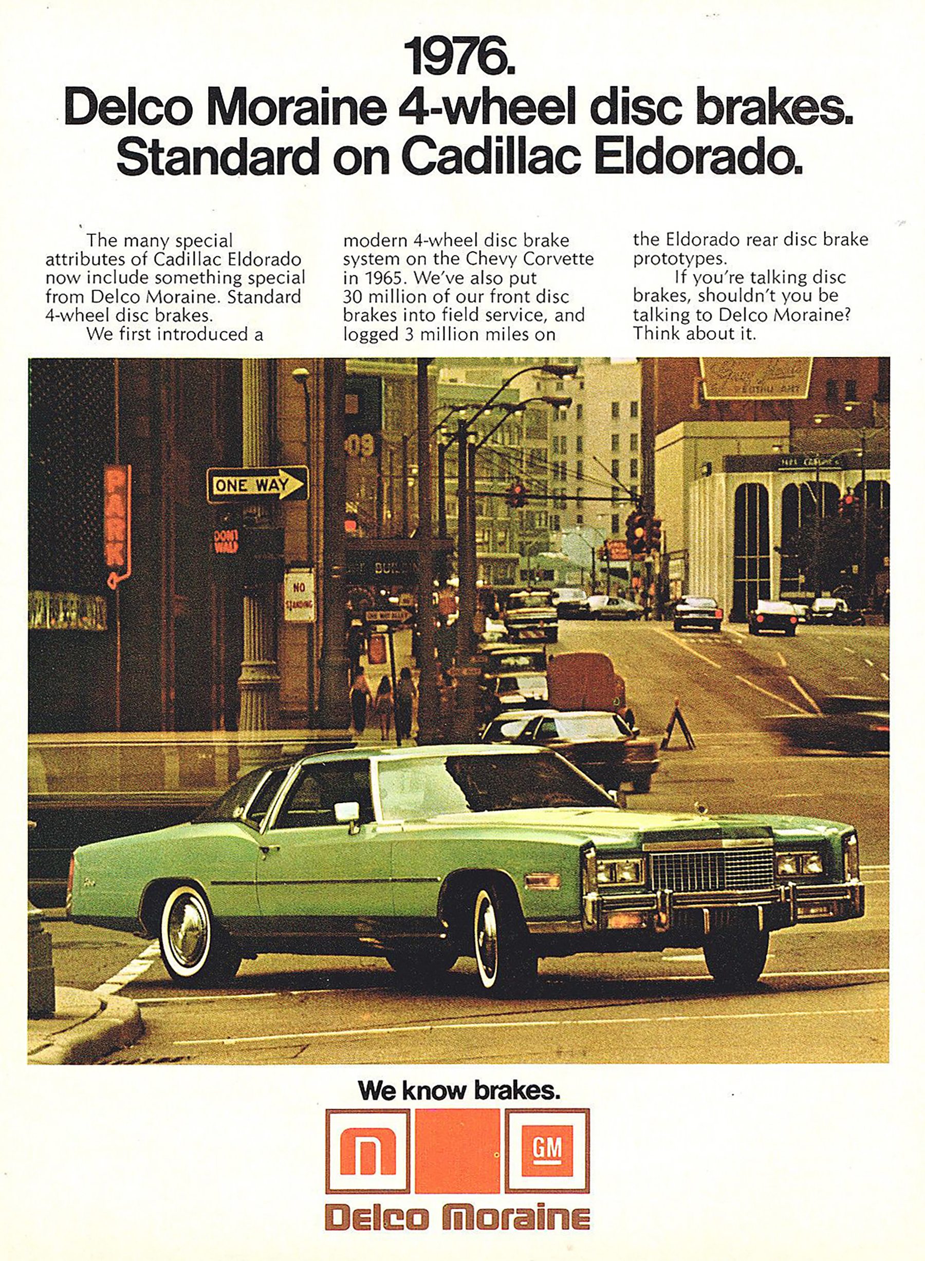 Delco Moraine Ad/1976 Cadillac Eldorado