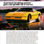1986 Chevrolet Corvette Ad