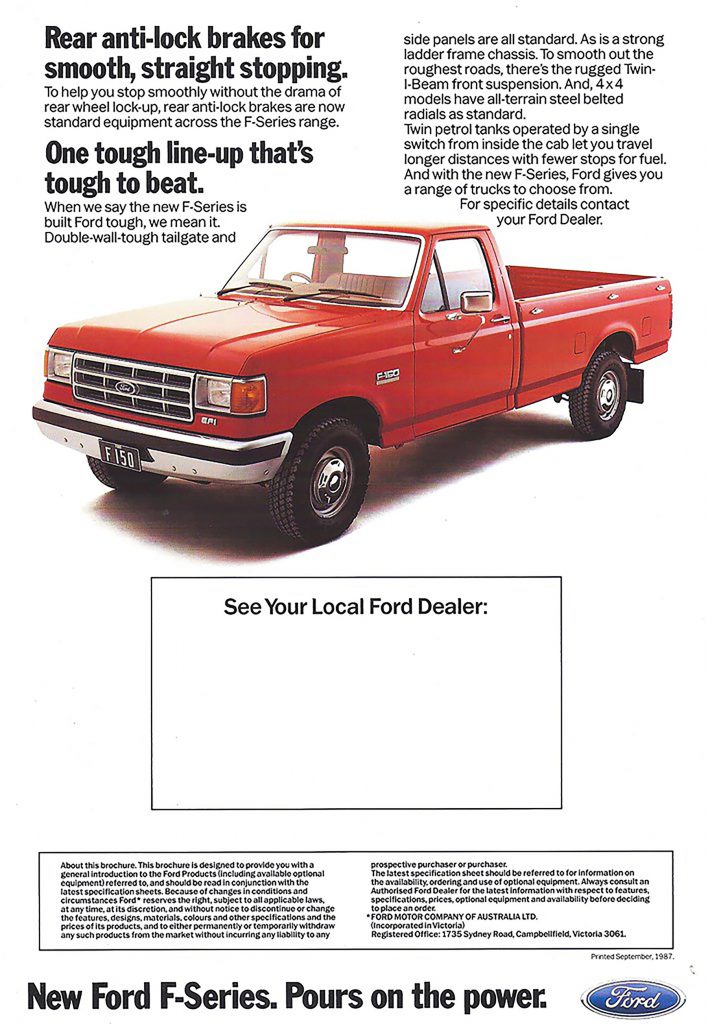 1987 Ford F-150 Ad