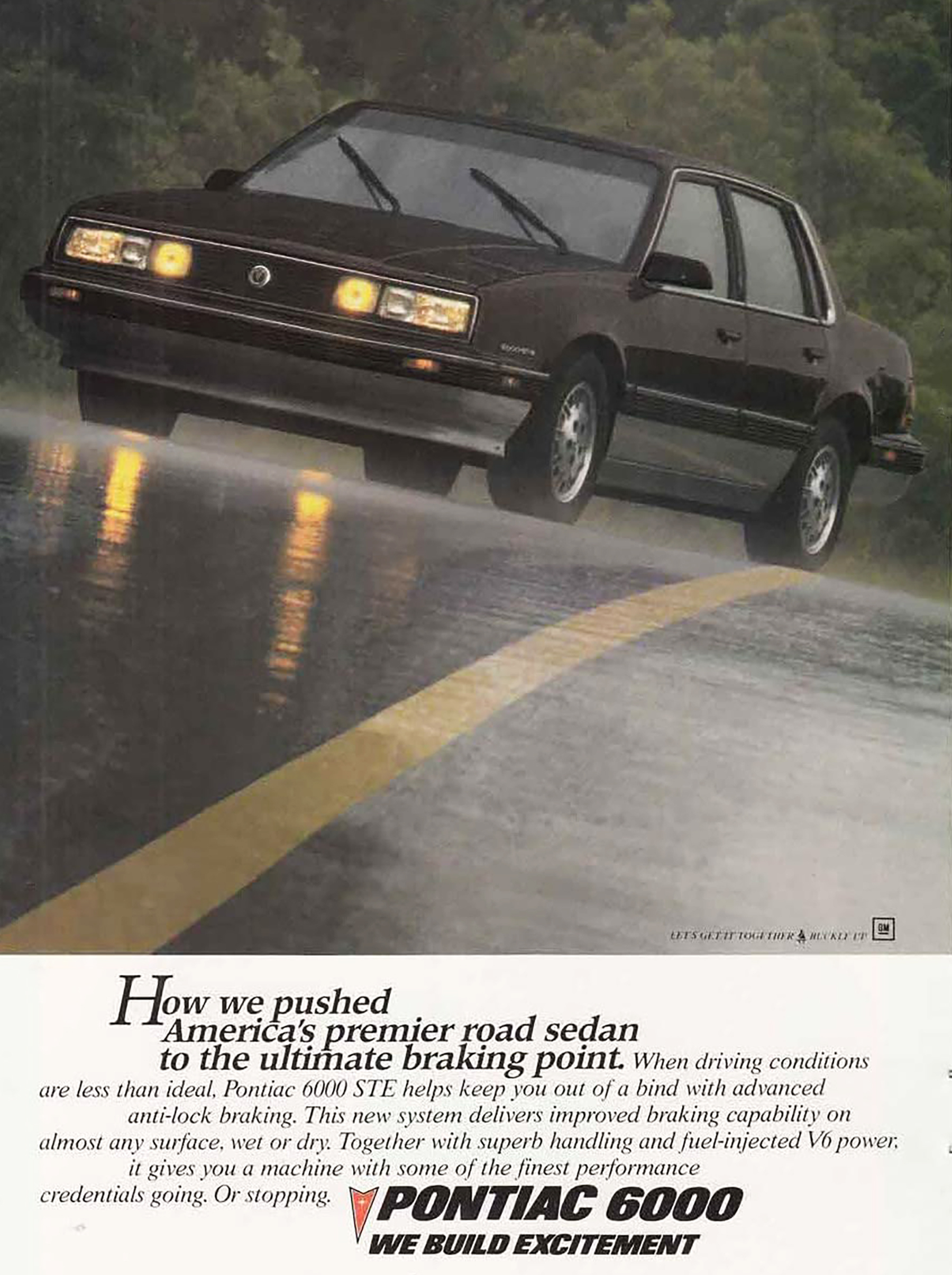 1987 Pontiac 6000 Ad
