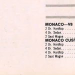 1974 Dodge Monaco Prices