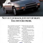 1989 Ford Probe GT Ad (Canada)