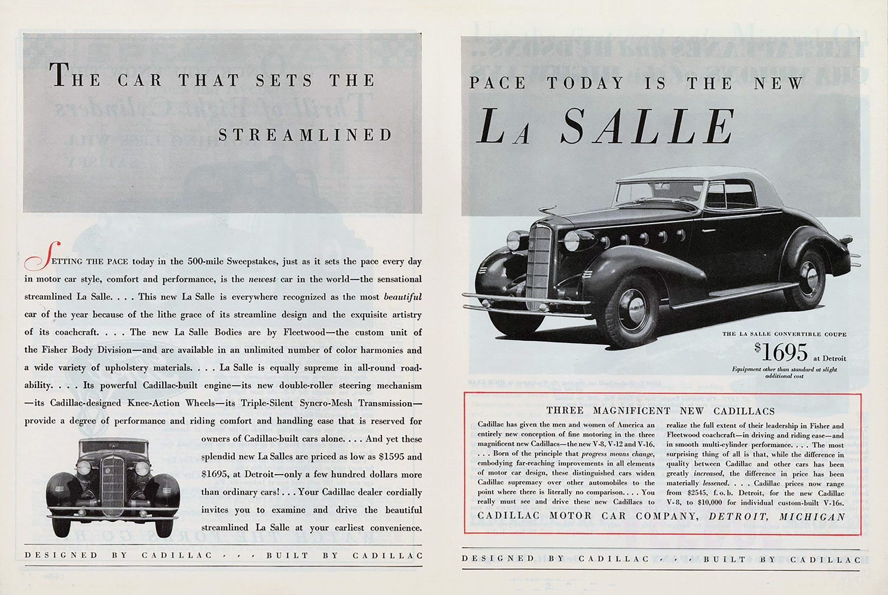 1935 LaSalle Ad