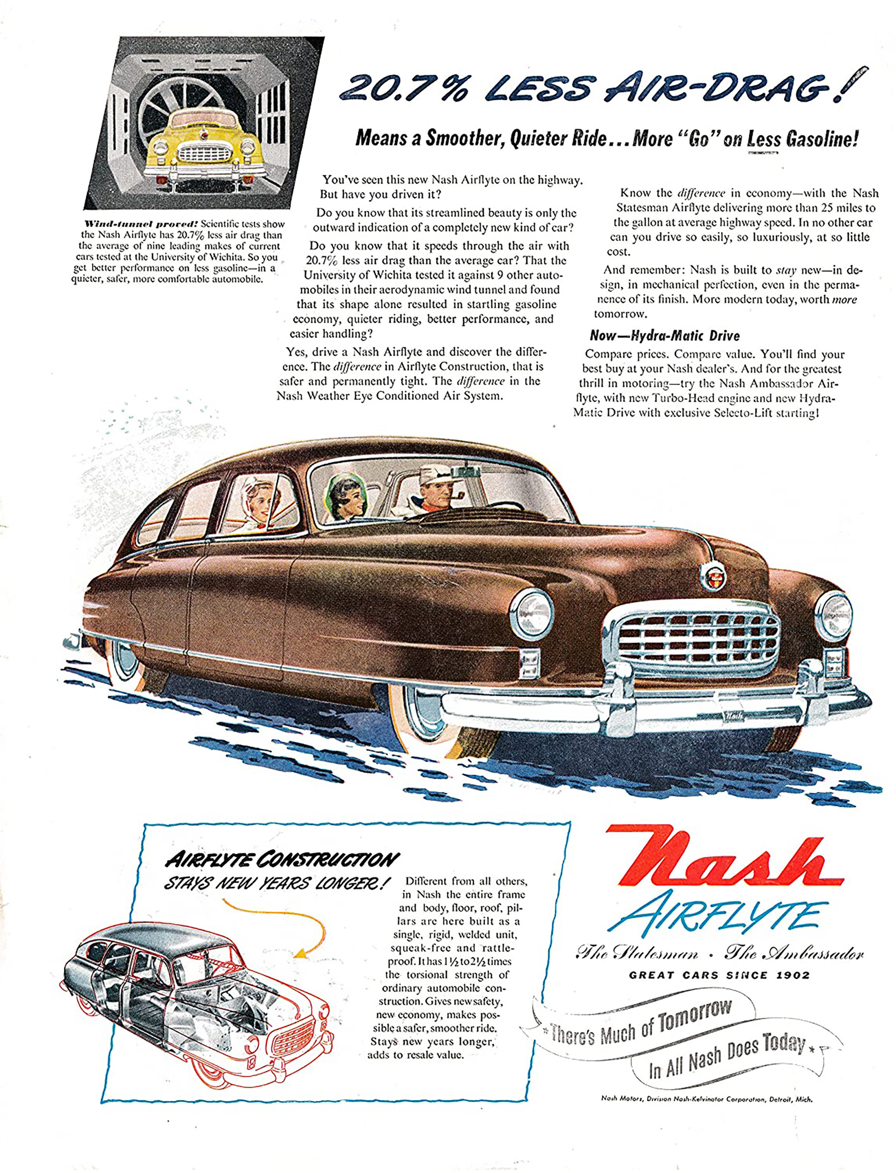 1949 Nash Ad, Nash Airflyte