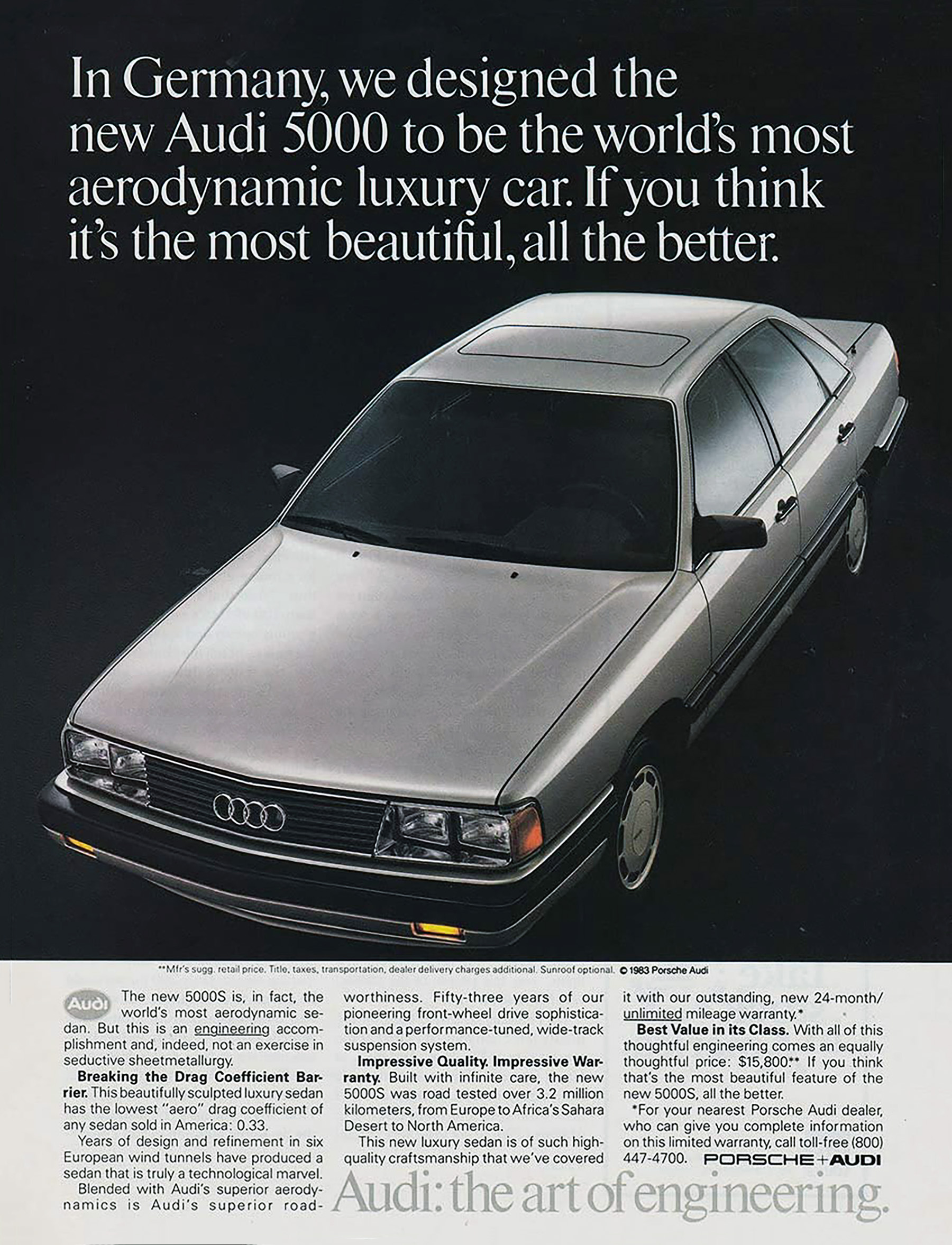 1984 Audi 5000 Ad