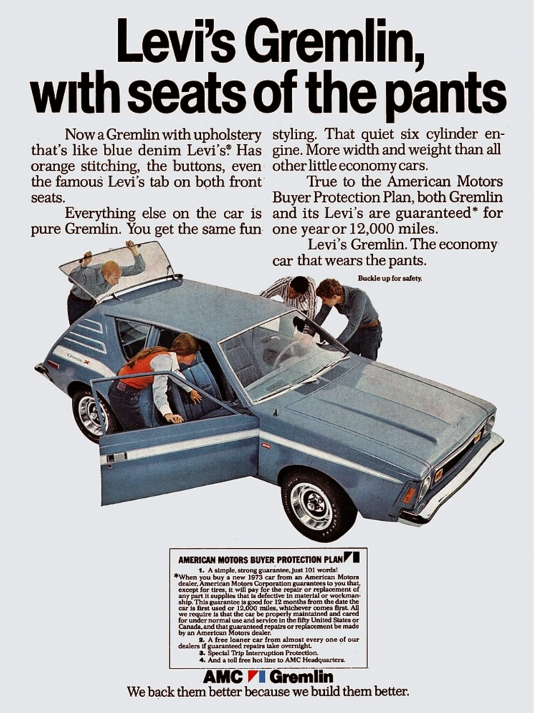 1972 AMC Gremlin Levi Edition