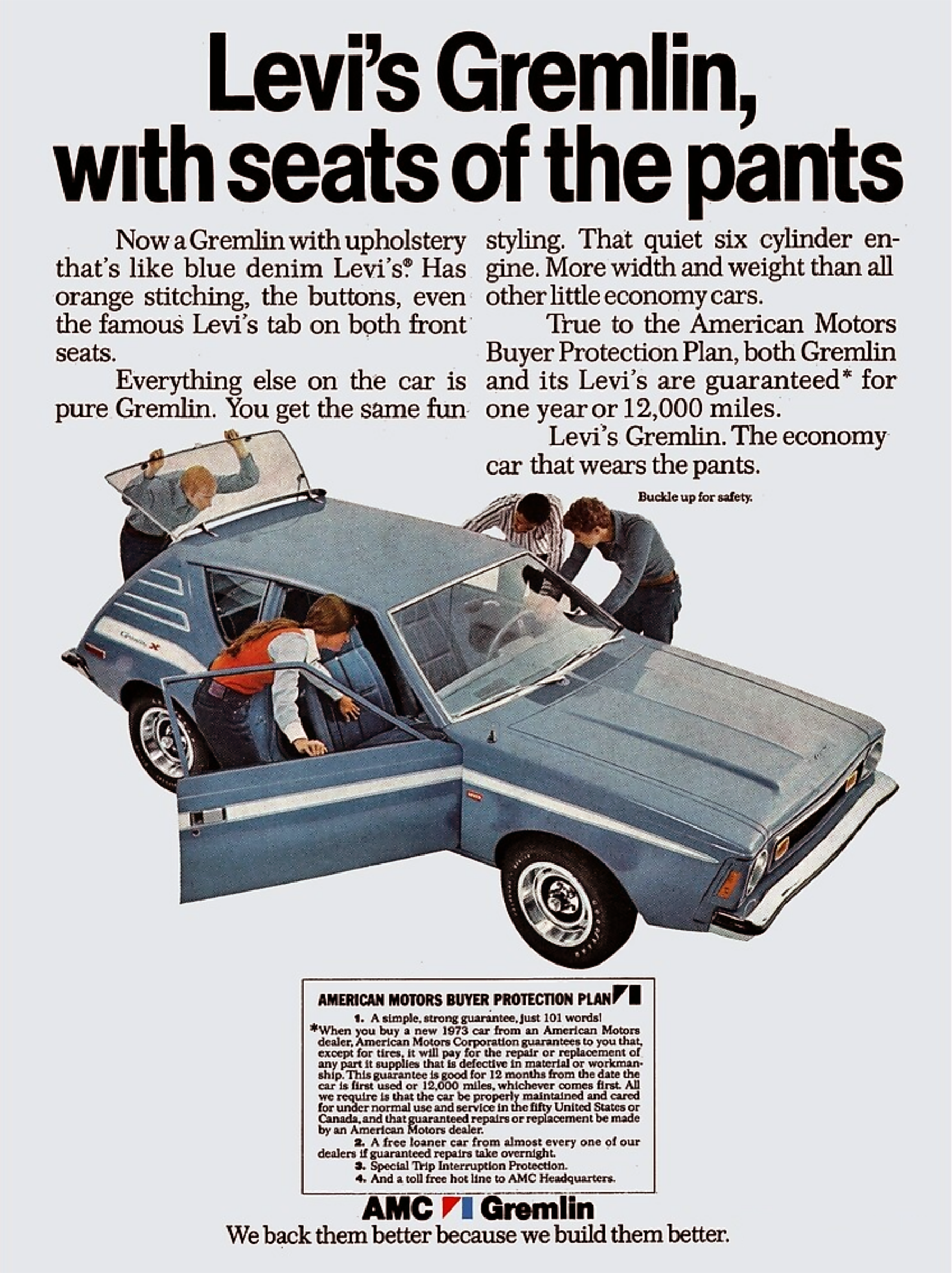 1972 AMC Gremlin Levi Edition - The Daily Drive | Consumer Guide® The Daily  Drive | Consumer Guide®