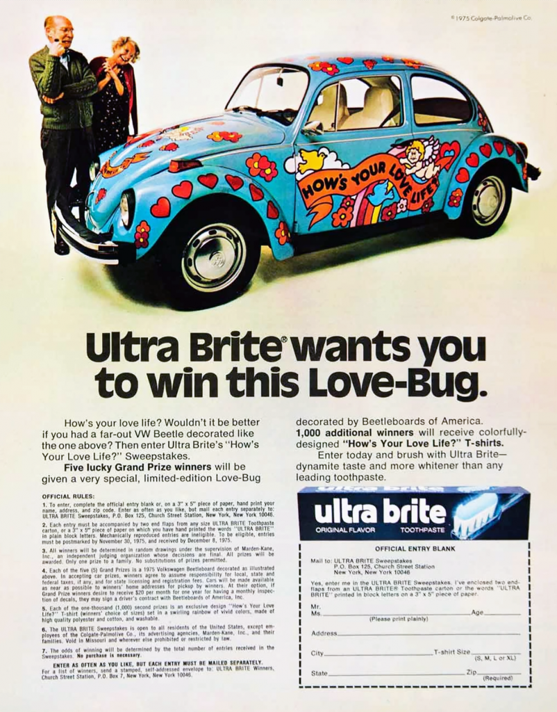 1975 Volkswagen Ultra Bright Beetle