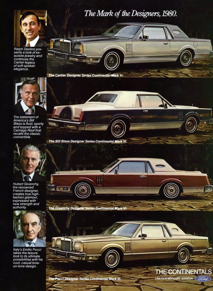 1980 Lincoln Mark VI Designer Editions Ad