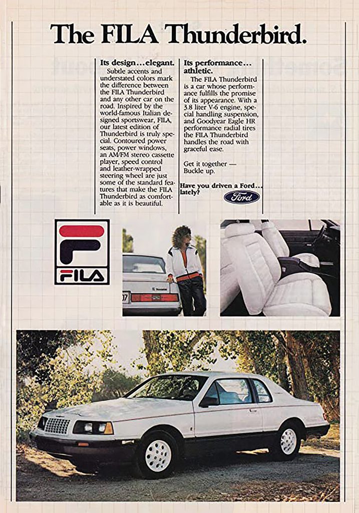 1984 Ford Thunderbird Fila Edition