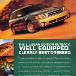 2001 Subaru Outback L.L. Bean Edition Ad