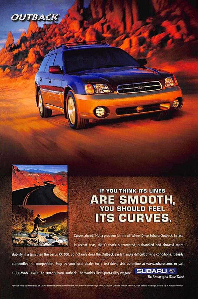 2002 Subaru Outback Ad