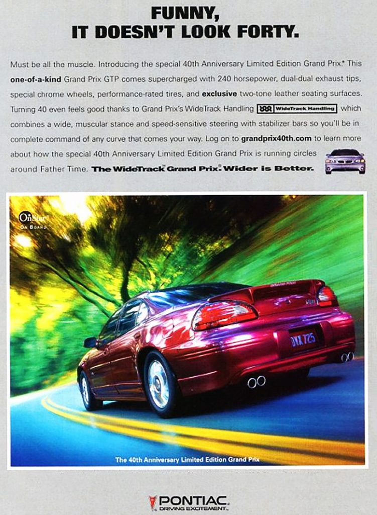 2002 Pontiac Grand Prix Ad 