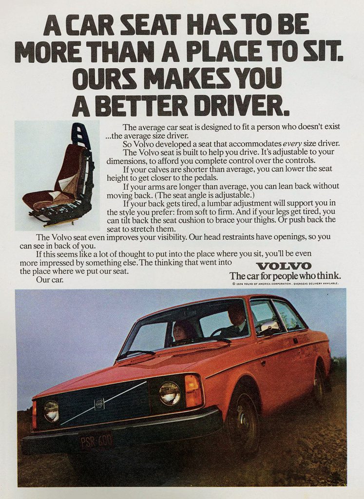 1976 Volvo 242 DL Ad