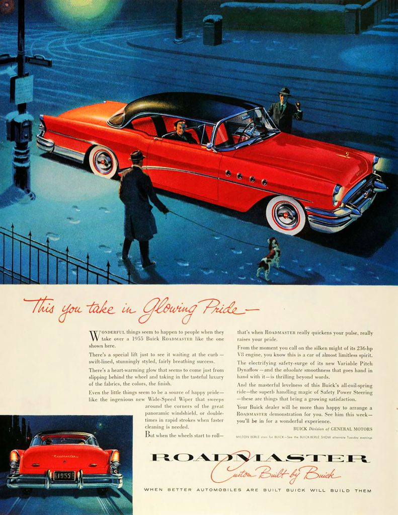 1955 Buick Roadmaster Ad