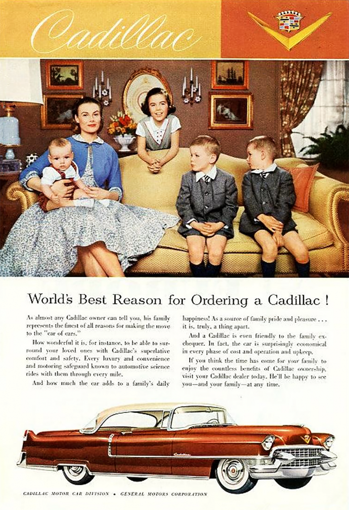 1955 Cadillac Ad