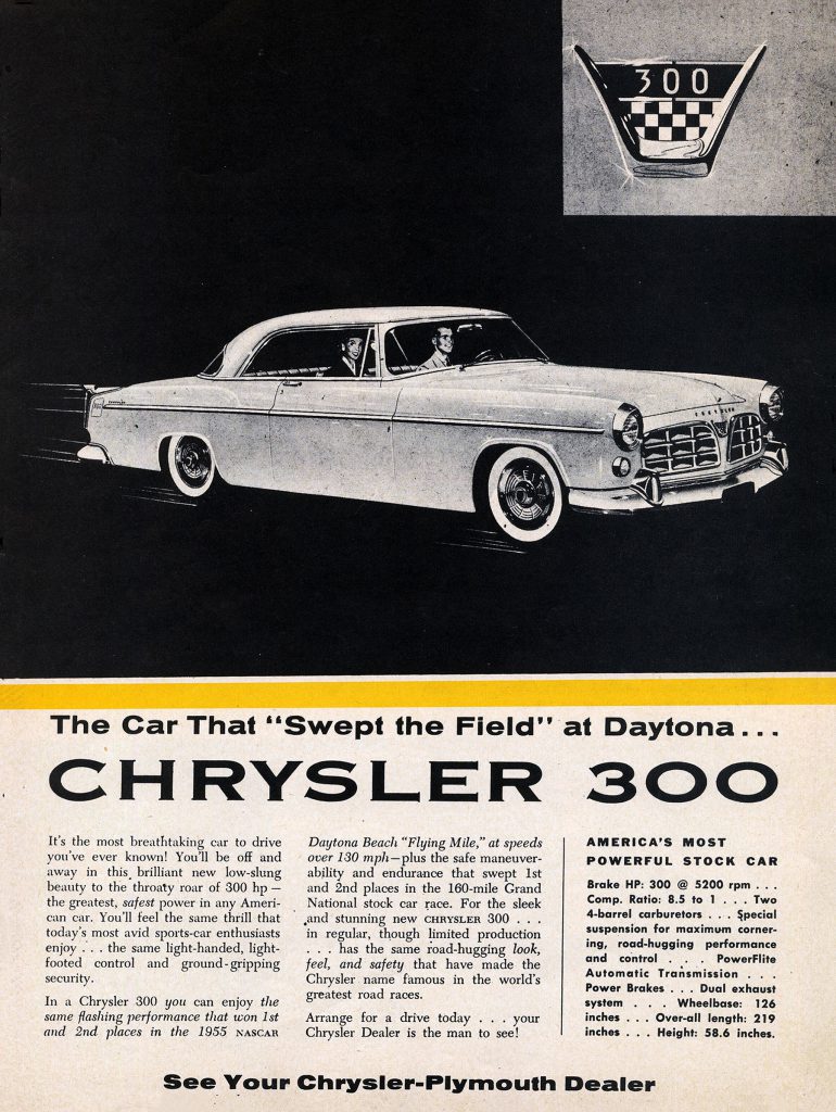 1955 Chrysler 300 Ad