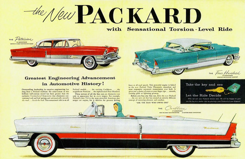 1955 Packard Ad, Premium Car Ads from 1955