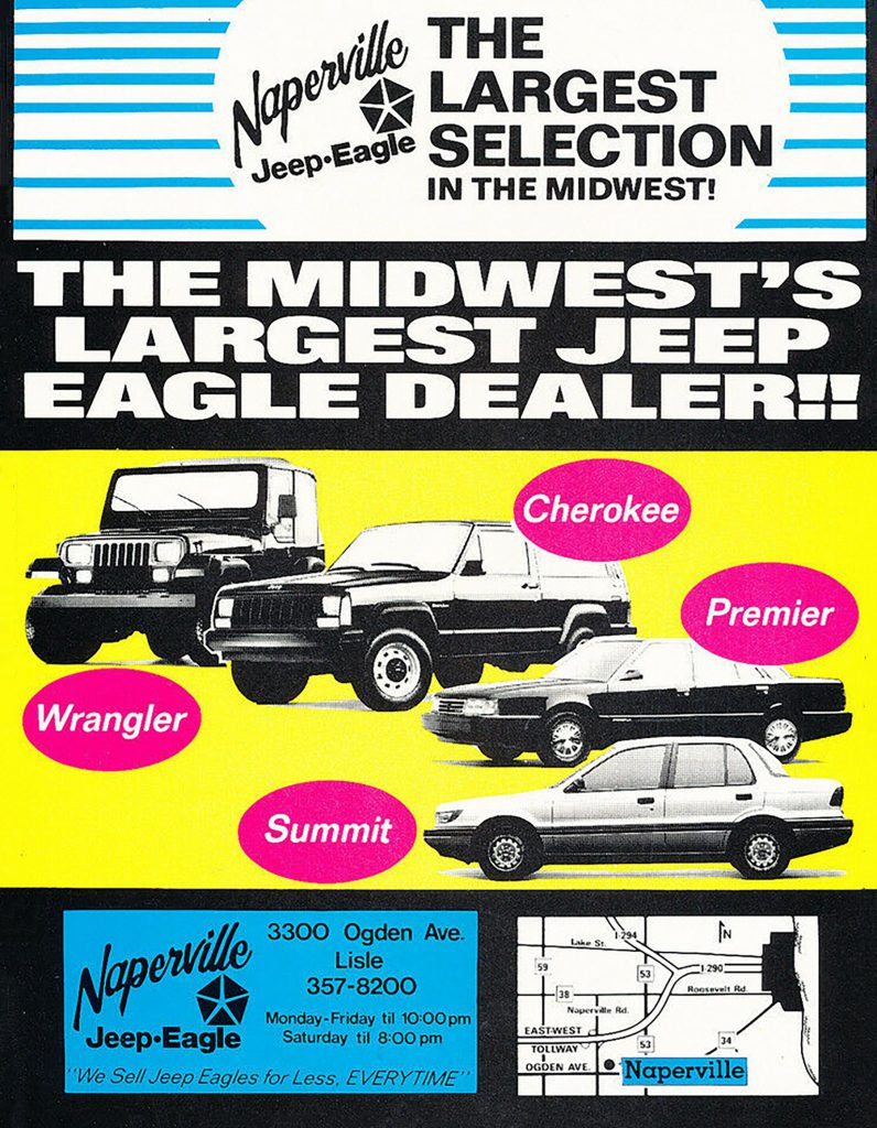 1989 Eagle Dealer Ad 