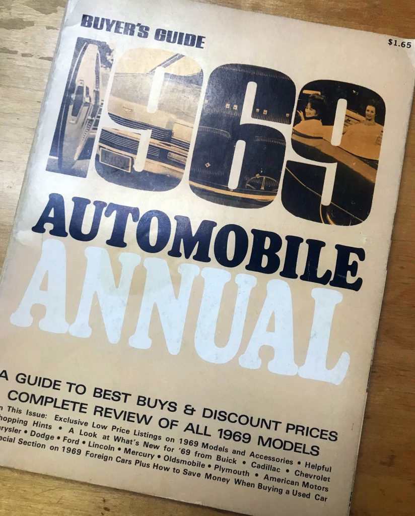 Consumer Guide "1969 Automobile Annual." 