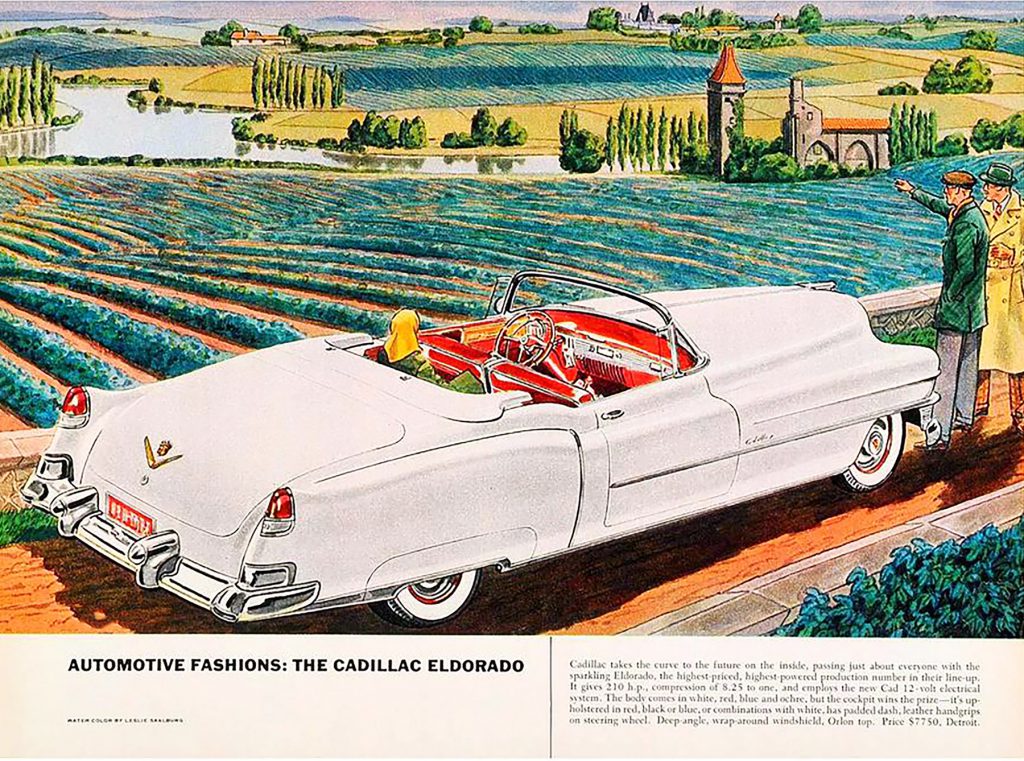 1954 Cadillac Eldorado Ad