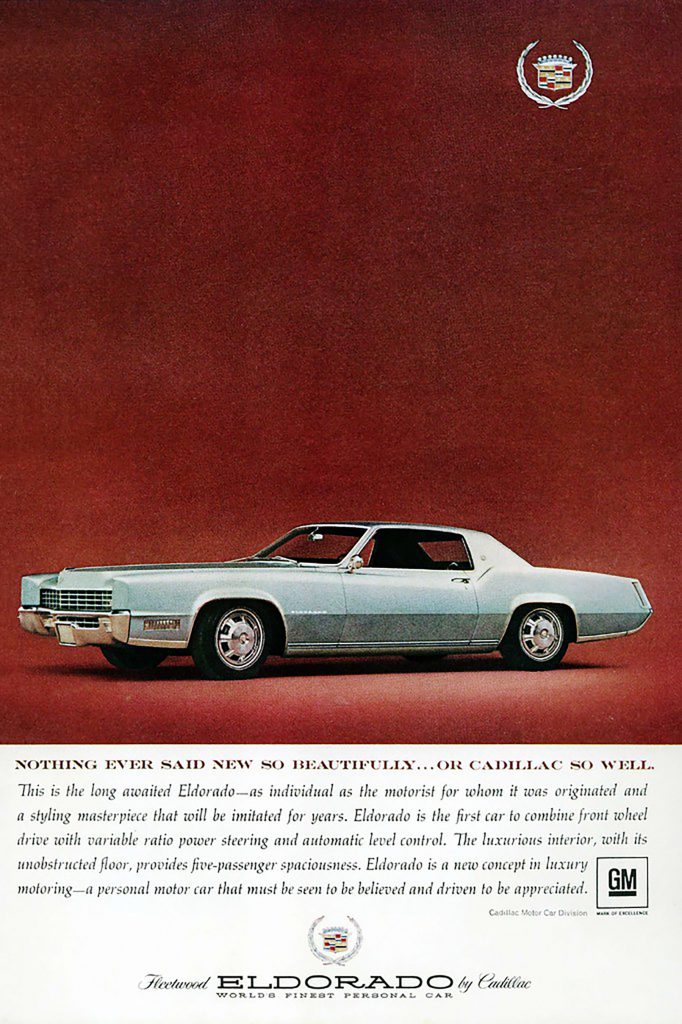 1963 Cadillac Eldorado Ad