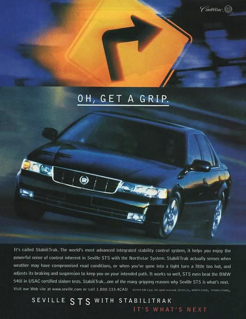 1999 Cadillac Seville Ad 