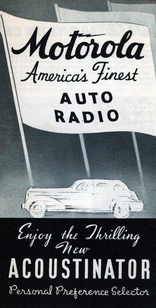 Motorola Car Radio Brochure