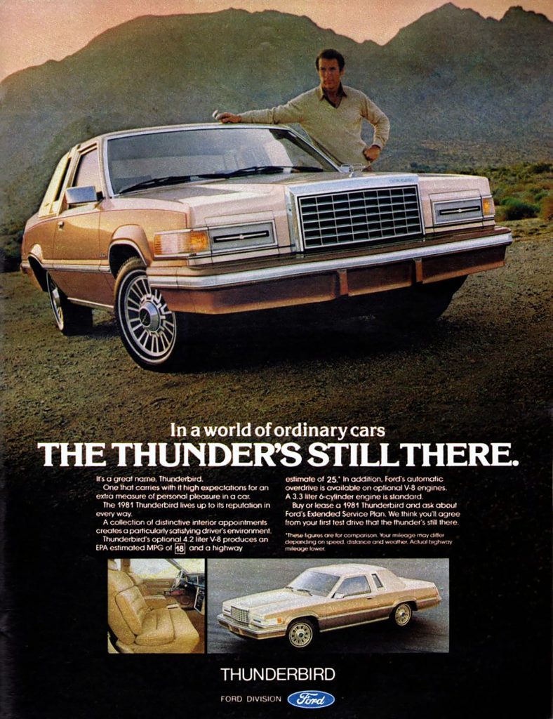 1980 Ford Thunderbird Ad