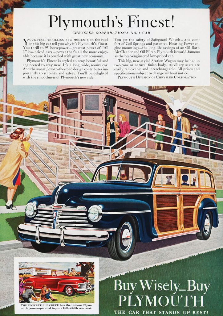 1942 Plymouth Suburban Ad