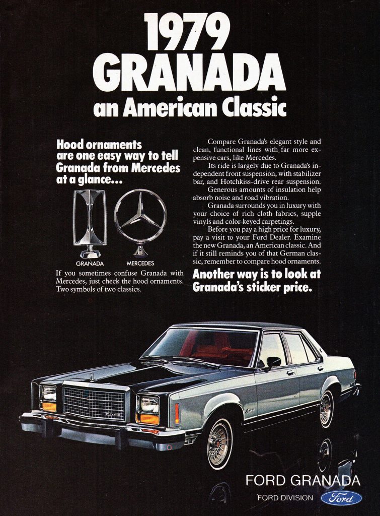 1979 Ford Granada Ad