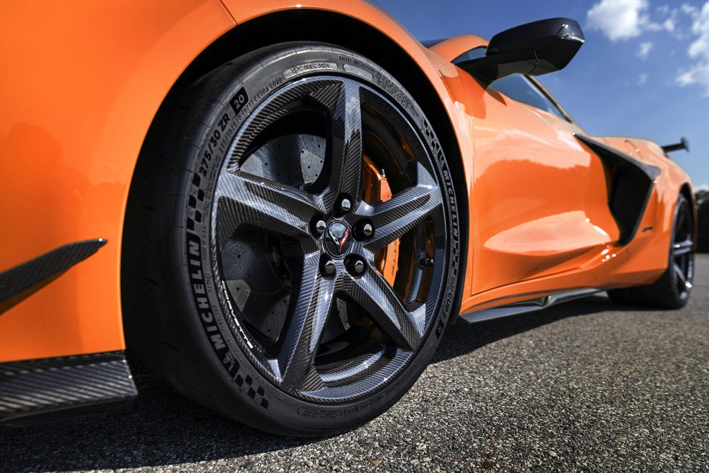 2023 Chevrolet Corvette Z06 with Z07 package and carbon-fiber wheels