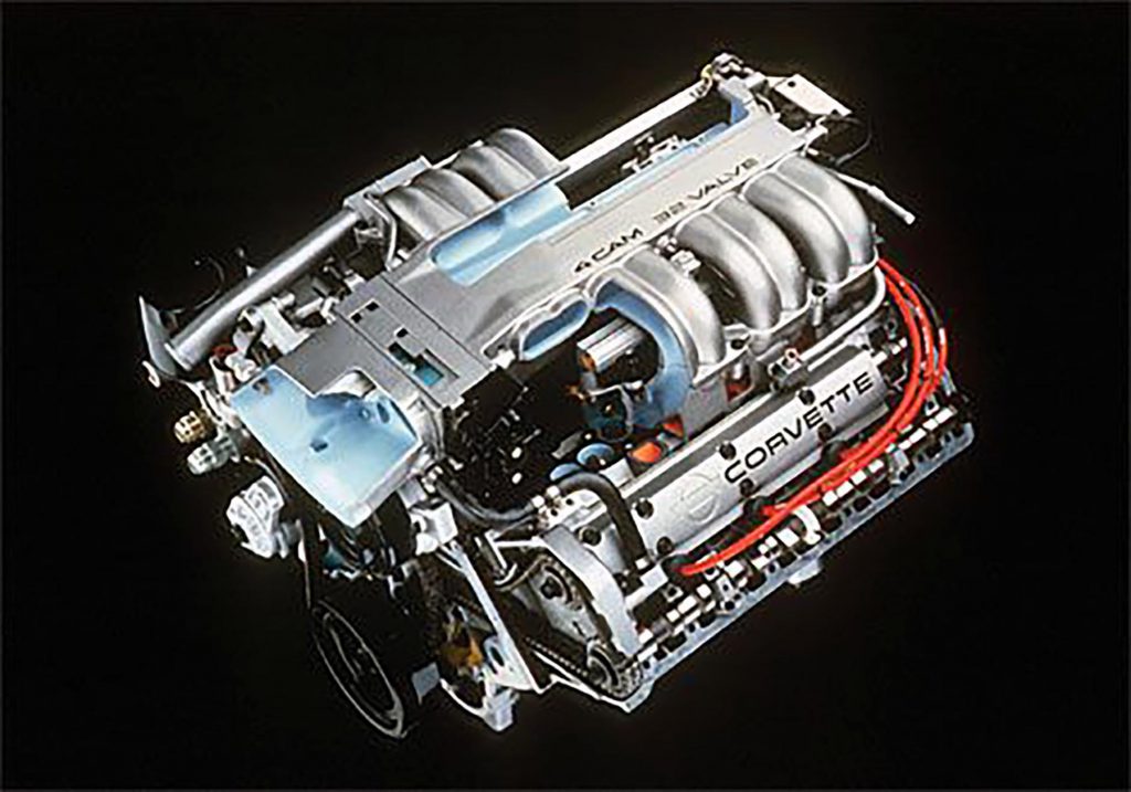 1990 Chevrolet Corvette Z06 LT6 engine.