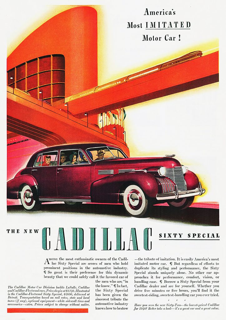1940 Cadillac Ad