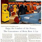 Hertz Ad with 1955 Ford