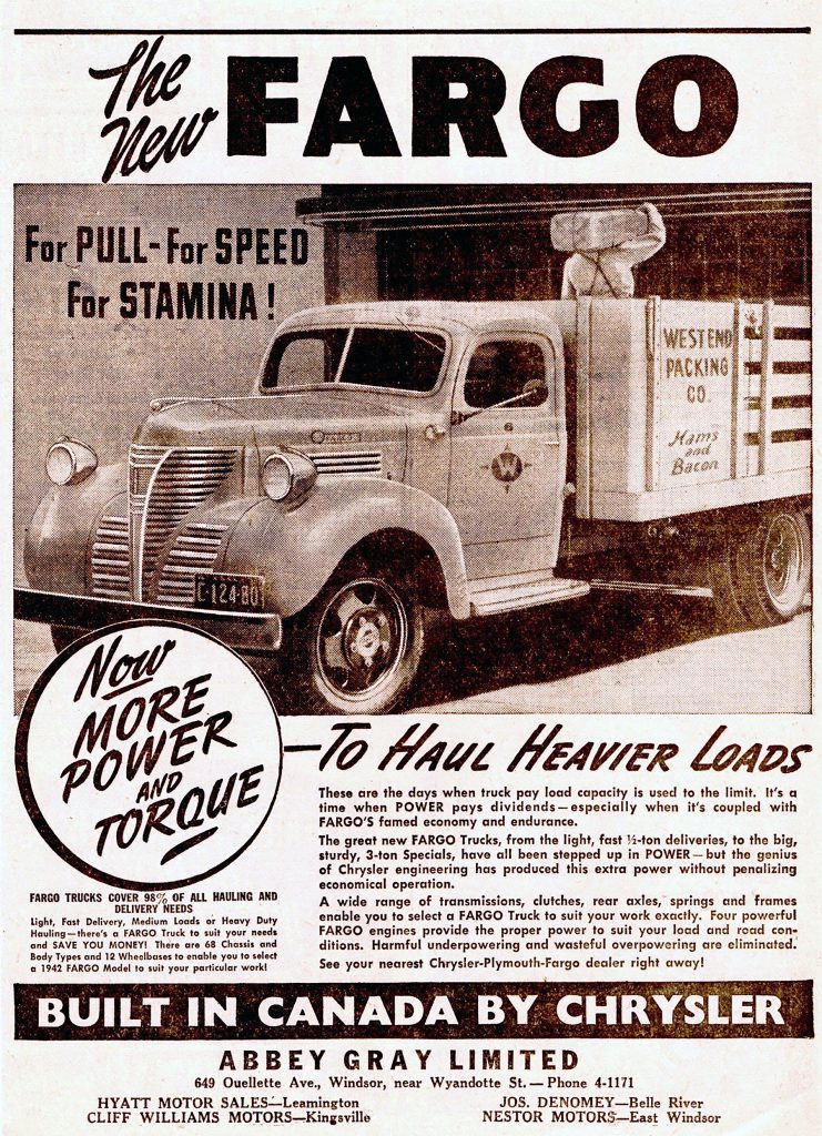 1942 Fargo Ad