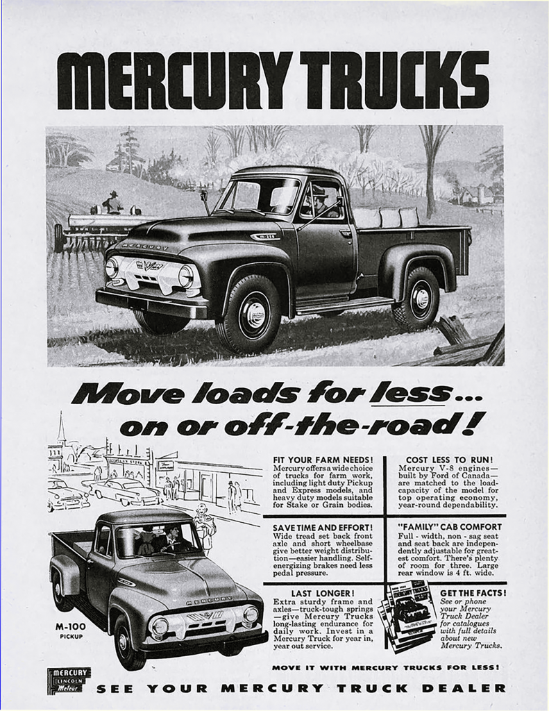 1954 Mercury Ad