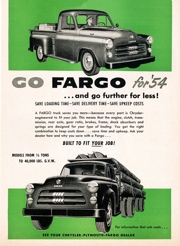 1954 Fargo Ad