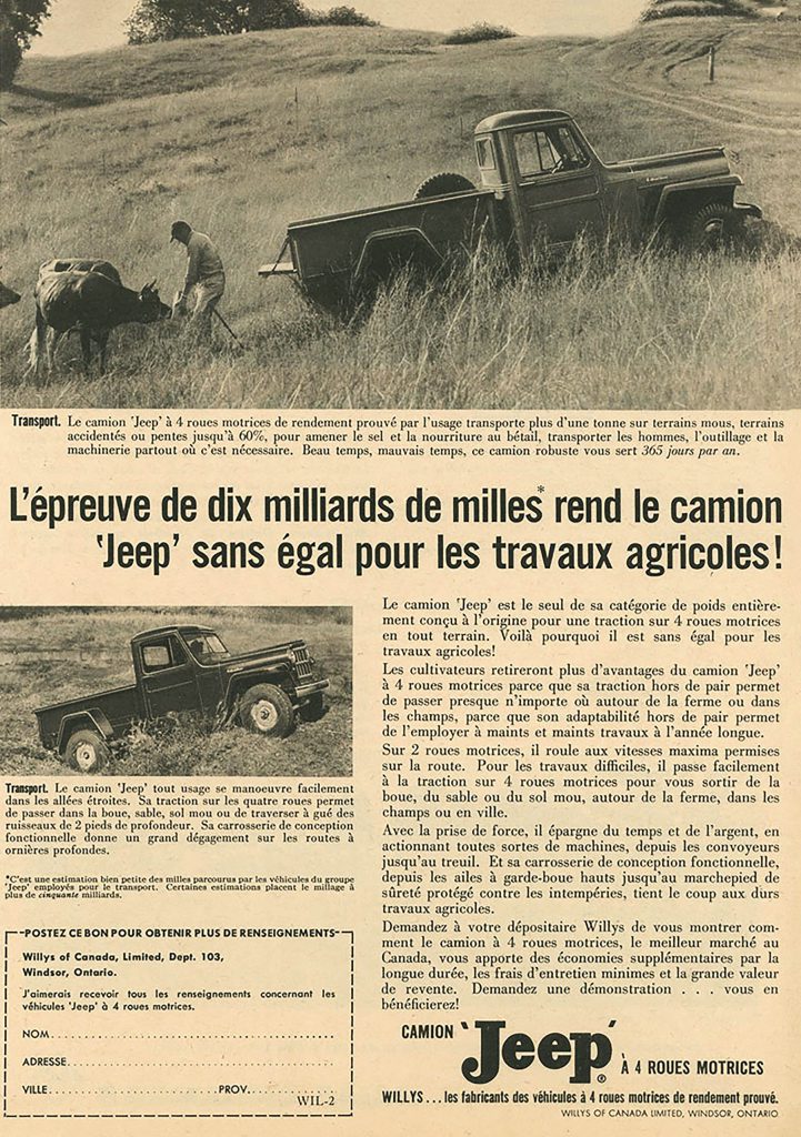 1961 Jeep Ad