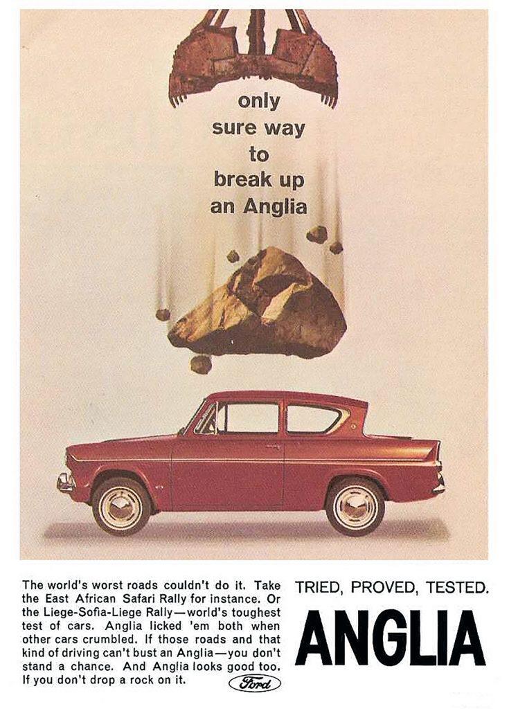 1965 Ford Anglia Ad